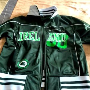 Gift from Ireland: Green jacket, Sz 12-14